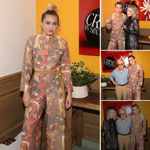 Miley Cyrus Shines at ‘Crisis in Six Scenes’ Premiere in New York City